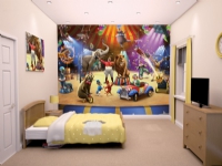 Cirkus tapet 243 x 305 cm