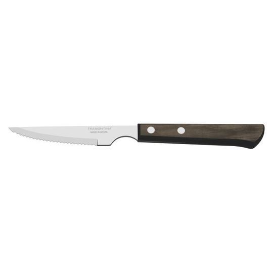 Tramontina Grillkniv Medium - Spansk Mørkebrunt Træhåndtag
