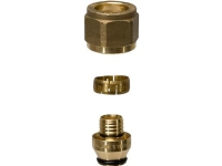 Uponor kobl.sæt 3/4 17-2 Pex - forkromet messing UPONOR Eurokonus