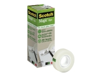 Scotch Magic usynlig tape, A Greener Choice, 9 ruller, 19 mm x 33 m