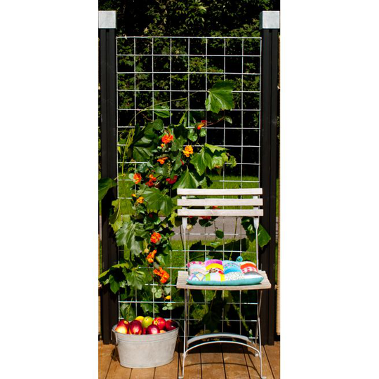 Stålespalier 80x140 cm - m/kant - 961662