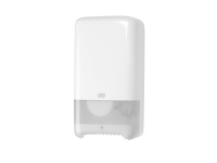 Dispenser T6 Tork 557500 hvid til kompakt toiletrulle