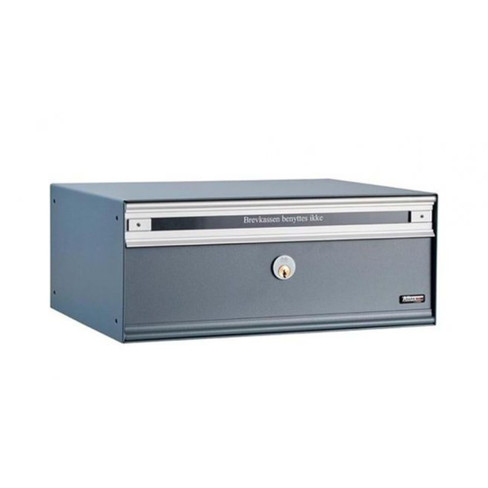 Allux PC2 - uden lås 3 modul Antracit m. stållåge Systempostkasse - F47855-3AN