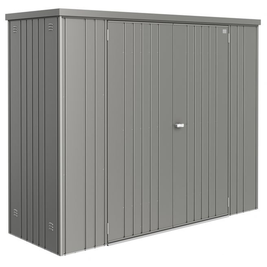 Biohort Redskabsrum 230 kvartsgrå metallic