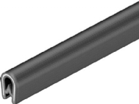 Kantbeskyttelsesbånd Til plader PVC sort KSB 4 PVC - (10 meter)