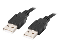 Lanberg - USB-kabel - USB (han) til USB (han) - USB 2.0 - 1 m - sort