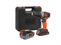 B+D 18V akku slagboremaskine m. 2.0 & 4.0Ah Batteri