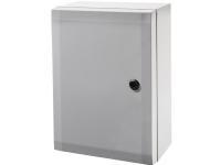FIBOX Vægskab ARCA, polycarbonat, med grå låge, 1 lås, hængsel på kort side, HxBxD, 200x300x150mm, med montageplade