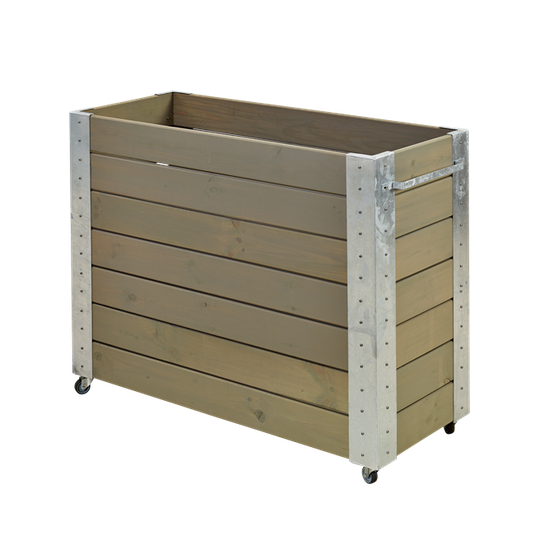 Plus Cubic blomsterkasse - 18263-18 Gråbrun