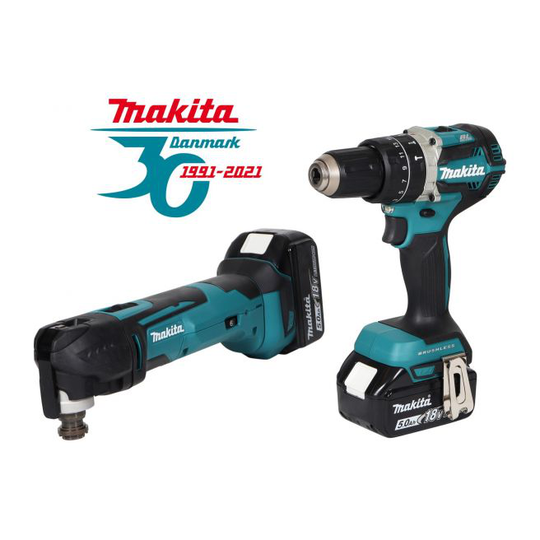 Makita Kombo-kit 18v 5,0ah - DLX2408TJ