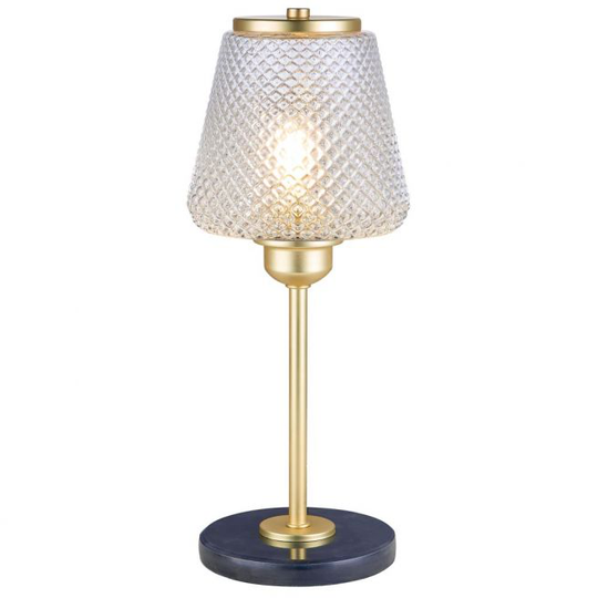 Halo Design DAMN FASHIONISTA Bordlampe Ø15, Klar/Messing - VAREN ER UDGÅET