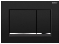 Geberit sigma30 sort/krom/sort - sigma30 betj, sort/krom/sort