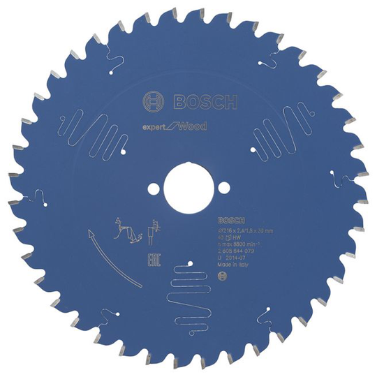 Bosch Rundsavsklinge 216x30x2.4mm 40t Exp Wood - 2608644079