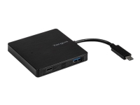 Targus - Hub - 3 x SuperSpeed USB 3.0 + 1 x USB-C (strømgennemløb) - desktop