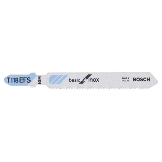 Bosch Stiksavklinge T 118 Efs Metal/inox 5 Stk - 2608636497