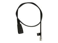 Jabra - Kabel til hovedsæt - RJ-11 han til Quick Disconnect han