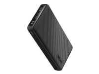 Trust Primo - Powerbank - 20000 mAh - 74 Wh - 15 Watt - 3 A - Fast Charge - 3 output-stikforbindelser (2 x USB, USB-C) - på kabel: Micro-USB