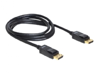 Delock - DisplayPort kabel - DisplayPort (han) til DisplayPort (han) - 2 m
