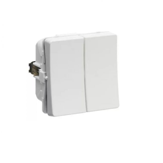 LK Fuga Afbryder Krone 1 Modul Lysegrå - 542D50051L