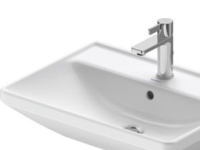 Duravit D-Neo håndvask 550mm - 550x165x440mm hvid højgl, med overløb, 1 hanehul