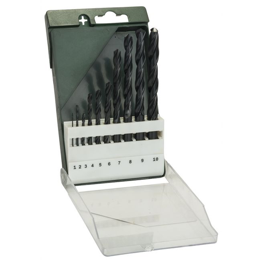 Bosch Metalbor HSS-R Sæt Ø1-10mm 10 Stk - 2609255030
