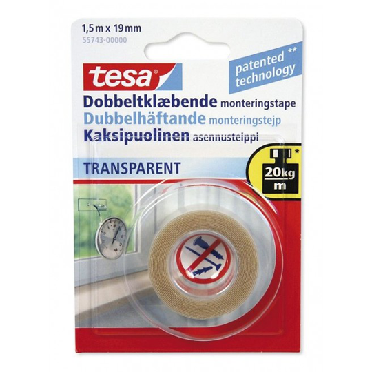 Tesa Dobbeltklæbende Tape 55743