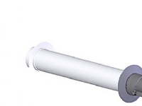 MB ConneXt 80-125mm væg 800mm - 80-125mm. væggennemføring 800mm. kondens