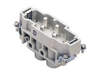 HARTING HAN Com stik, indsats type 16B hanstik skrueterminal maks 16 mm², 80A 4 + 2 polet