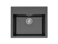 Franke SID610-50 Tectonite - Franke SID610-50 Tectonite vask i grafit.Bagpl med hanehul