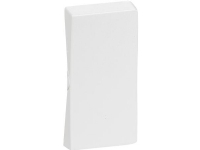 FUGA tangent for krone afbryder 1-pol med lampe, dobbelt korrespondance, hvid