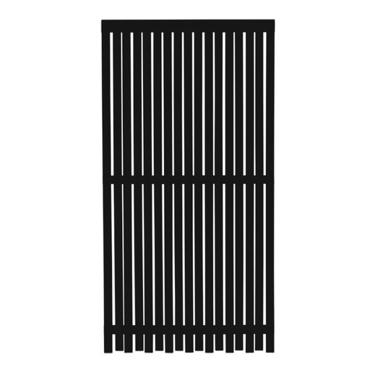 Plus Nagano Hegn - 90x180 cm - Fungicid beh. grundmalet sort - 17478-15