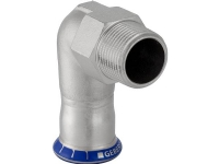 GEBERIT Overgangsbøjning rustfri22 mm-3/4 muffe / nippel mapress