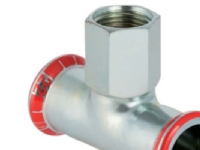 Geb. Mapress FZ T-stk 54x1 - Geberit Mapress FZ T-stykke indv.gevind d54mm Rp1 d1=54mm