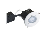 Uni Install 220-240V IP44 kipvinkel 30° GU10 downlight 5W LED 2700K Ø75mm, mat hvid, rund