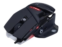 Mad Catz R.A.T.4+ - Mus - optisk - 9 knapper - kabling - USB - sort