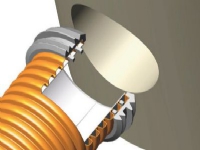 Anboringsmanchet 282mm - til K2-rør DN250. borehul ø308mm. EPDM. Uni-Seals ACT
