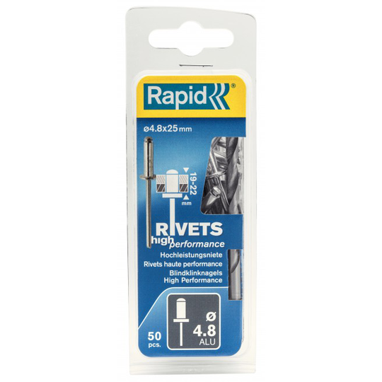Rapid Blindnitte - Ø4,8 x 25mm - 50 stk