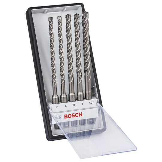 Bosch Hammerborsæt Plus-7x 6-10mm 5stk Robustl - 2608576200