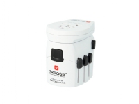 Skross PRO – World & USB, Universel, Universel, Type C (eurostik), Type F, Type G (UK), Type I (AU), Type J (CH), Type L (IT), Type N (BR), Type C, T