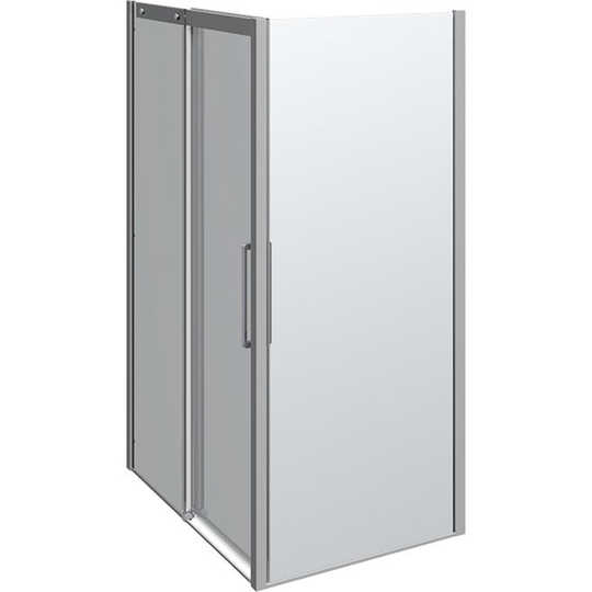 Scanbad Skydedør M/1 Sidepanel Classic 1200*900mm Krom/klar