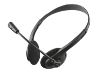 Trust Primo Chat Headset - Headset - på øret - kabling - 3,5 mm jackstik