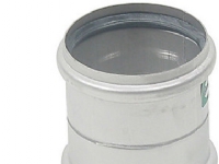 Blücher skydemf.75mm RF stål - kort AISI 316L.Syrefast stål