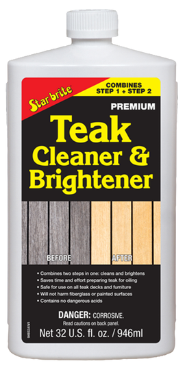 Sea safe teak cleaner & brightner 1l