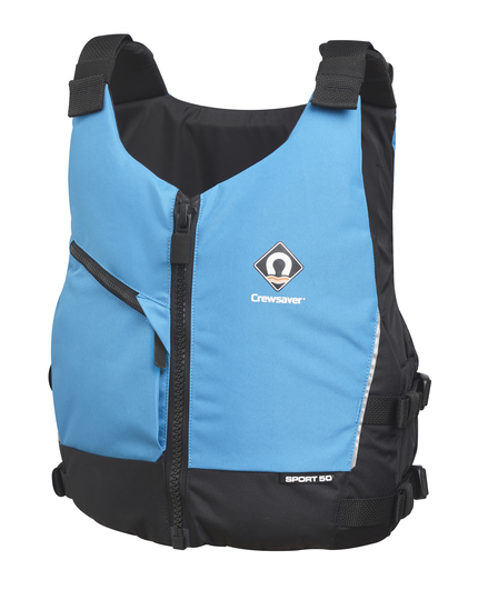 Redningsvest, crewsaver sport 50n, blå junior
