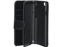 AURORA Cover sort Wallet med aftagelig case, der passer perfekt til din telefon. Med 3 kortlommer.