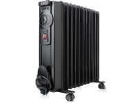 Black & Decker BXRA1500E, Konvektor elektrisk rumvarmer, Olie, Indendørs, Sort, Strøm, 1,67 W
