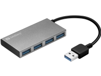 Sandberg USB 3.0 Pocket Hub - Hub - 4 x SuperSpeed USB 3.0 - desktop
