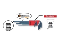 Bondhus® sekskantnøglersæt BLX 9 M med kugle, metrisk 1.5-2-2.5-3-4-5-6-8-10mm