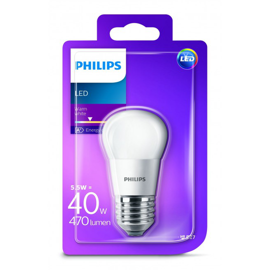 Philips LED Krone 5,5W E27 U