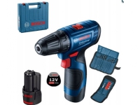 Akku boremaskine Bosch GSR 120-LI 12 V 2 x batteri 2 Ah (06019G8002)